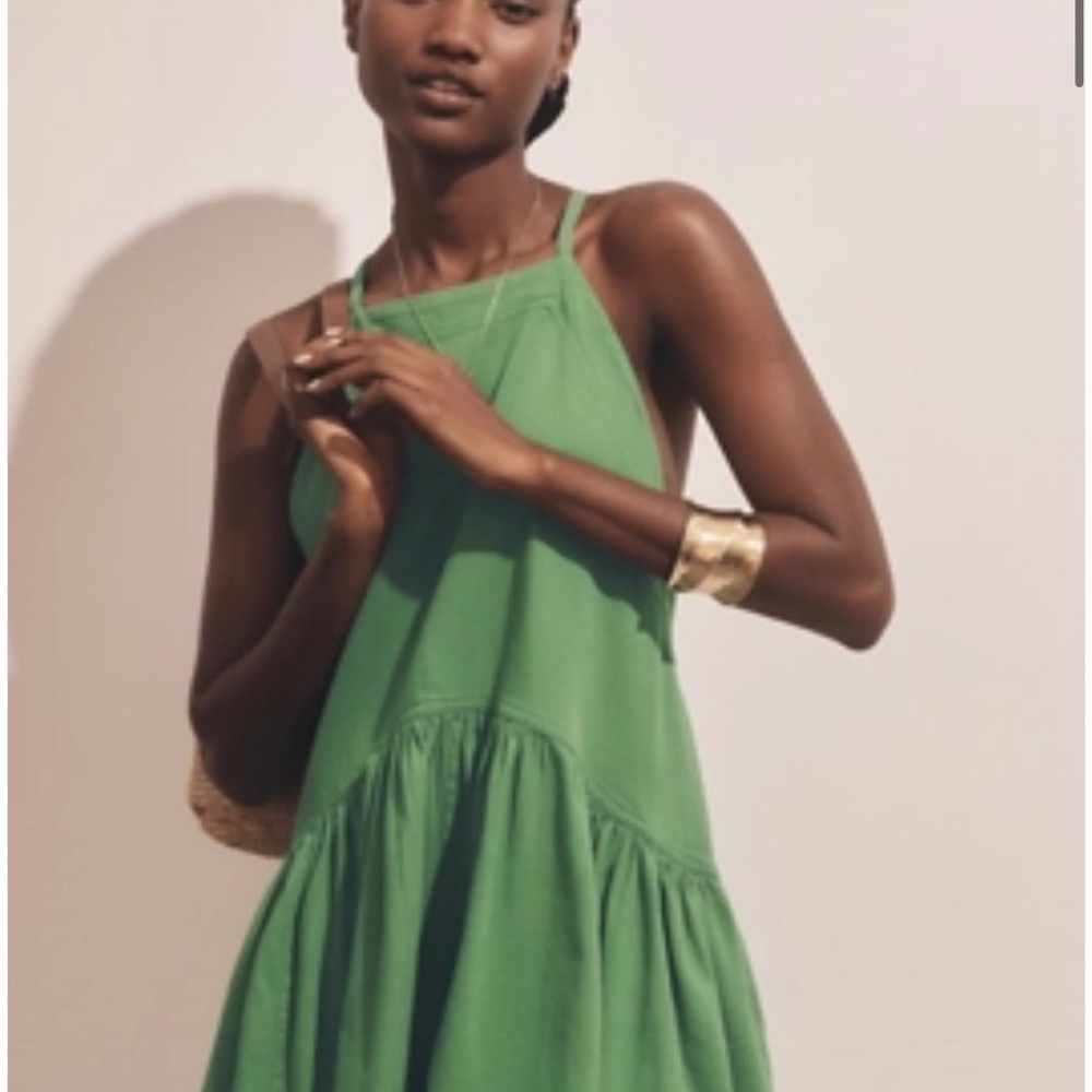 Anthropologie Green dress